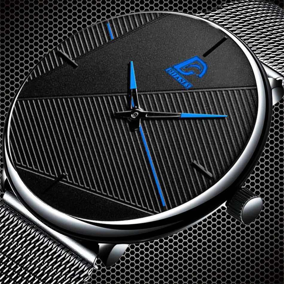 reloj hombre Watches Mens Minimalist Men's Fashion Ultra-thin Watch Simple Men Business Quartz Wristwatch relogio masculino