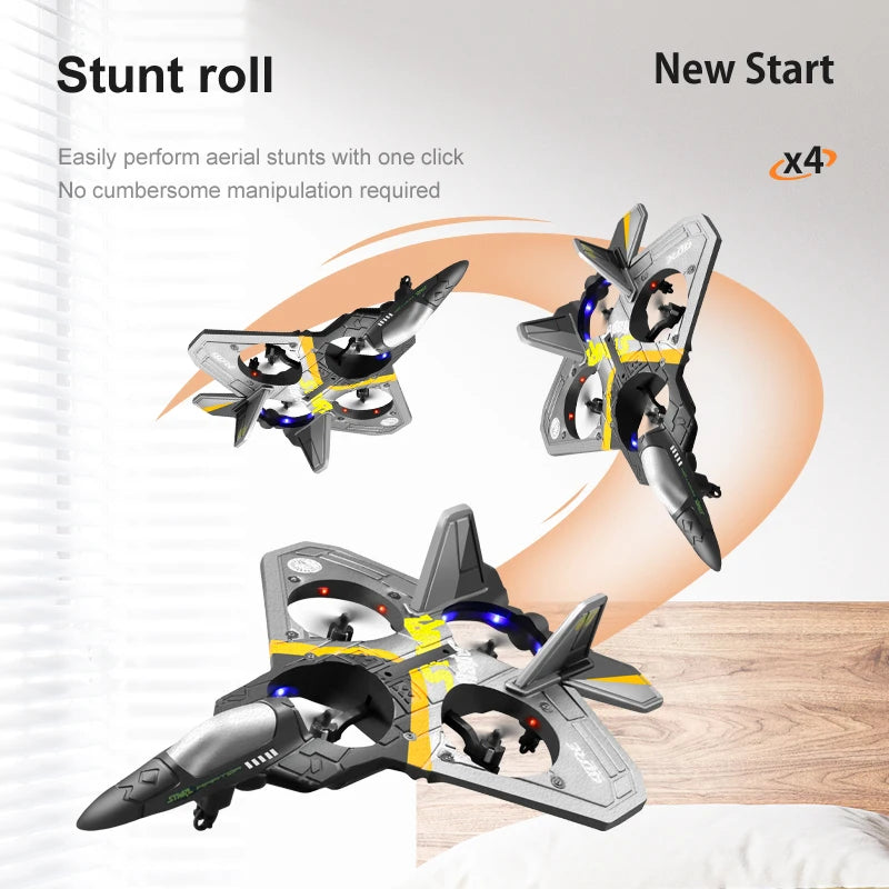 360 Degree Stunt Rotation V17 Remote Control Jet Plane EPP Foam Fighter Rc Aircraft Plane Toy
