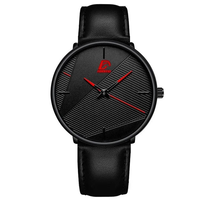 reloj hombre Watches Mens Minimalist Men's Fashion Ultra-thin Watch Simple Men Business Quartz Wristwatch relogio masculino