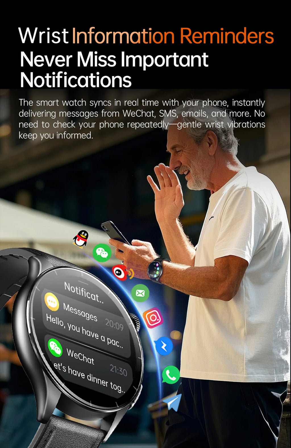 2025 New ECG+PPG Health Diagnosis Smartwatches Men Women Clock Uric Acid Lipid BP Heart rate Tracker NFC Sports Smart Watch IOS