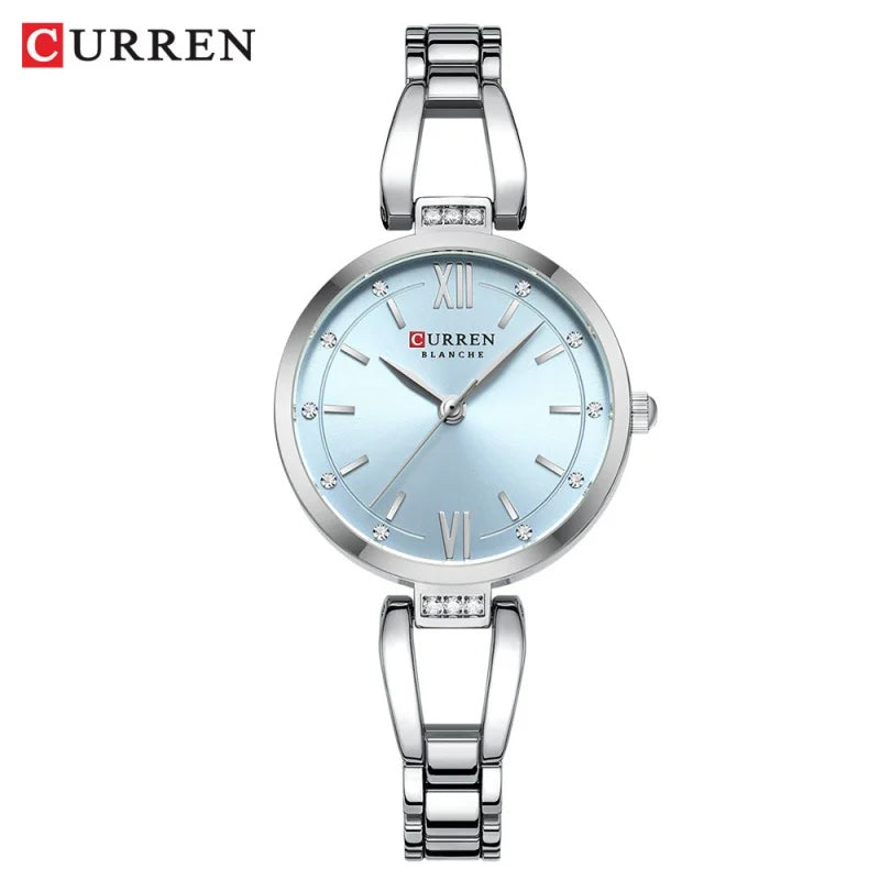 CURREN 9092 Elegant Ladies Quartz Watch Classic Fashion Women Clock Waterproof Stainless Steel Business Casual Women's Watches