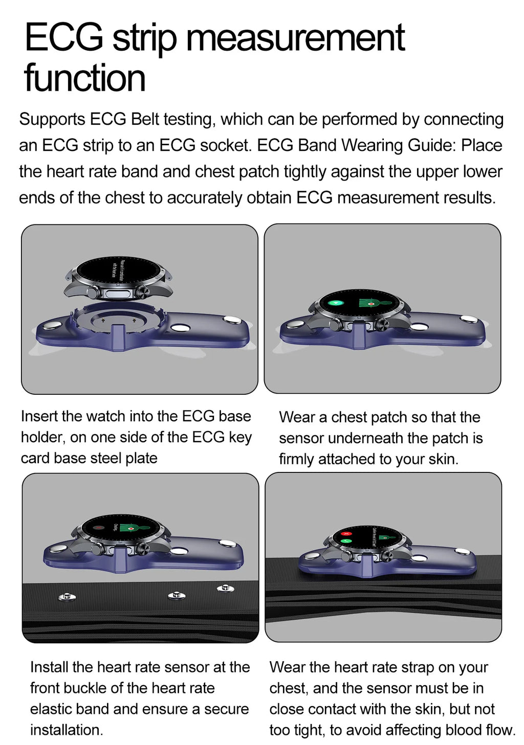 2025 Laser Pulse Uric Acid Blood Fat Nursing Smart Watch Men Body Fat Blood pressure ECG+PPG Sleep aid For Xiaomi Health Watch