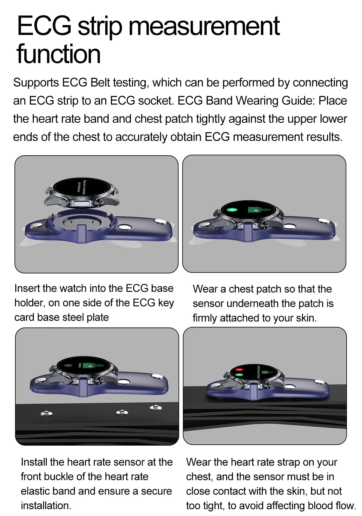 2025 Laser Pulse Uric Acid Blood Fat Nursing Smart Watch Men Body Fat Blood pressure ECG+PPG Sleep aid For Xiaomi Health Watch