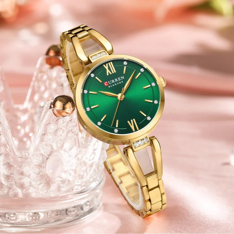 CURREN 9092 Elegant Ladies Quartz Watch Classic Fashion Women Clock Waterproof Stainless Steel Business Casual Women's Watches