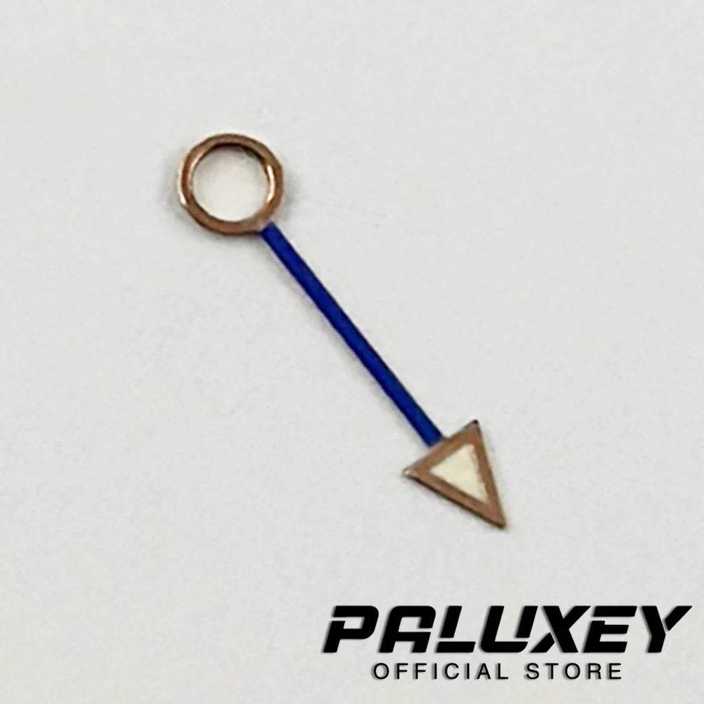 Silver Gold Black Orange Blue Red GMT NH34 NH35 12.5MM GMT Watch Hands Green Luminous Fit NH34A 4R34 Movement Replacement Parts