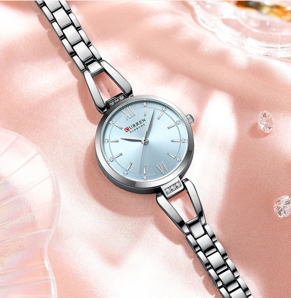 CURREN 9092 Elegant Ladies Quartz Watch Classic Fashion Women Clock Waterproof Stainless Steel Business Casual Women's Watches