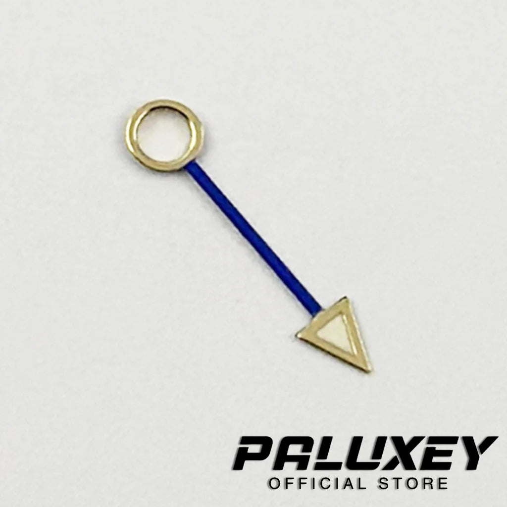 Silver Gold Black Orange Blue Red GMT NH34 NH35 12.5MM GMT Watch Hands Green Luminous Fit NH34A 4R34 Movement Replacement Parts