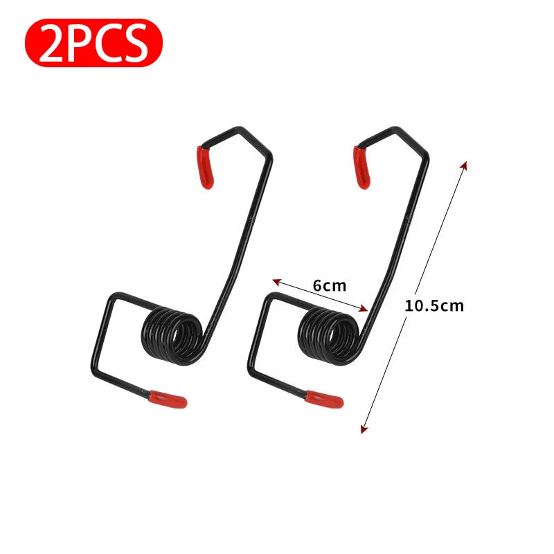 SEAMETAL 2Pcs Windshield Wiper Booster Spring Universal Wiper Fastener Reduce Noise&Vibration Aniti Sratch Rubber Wiper Gripper