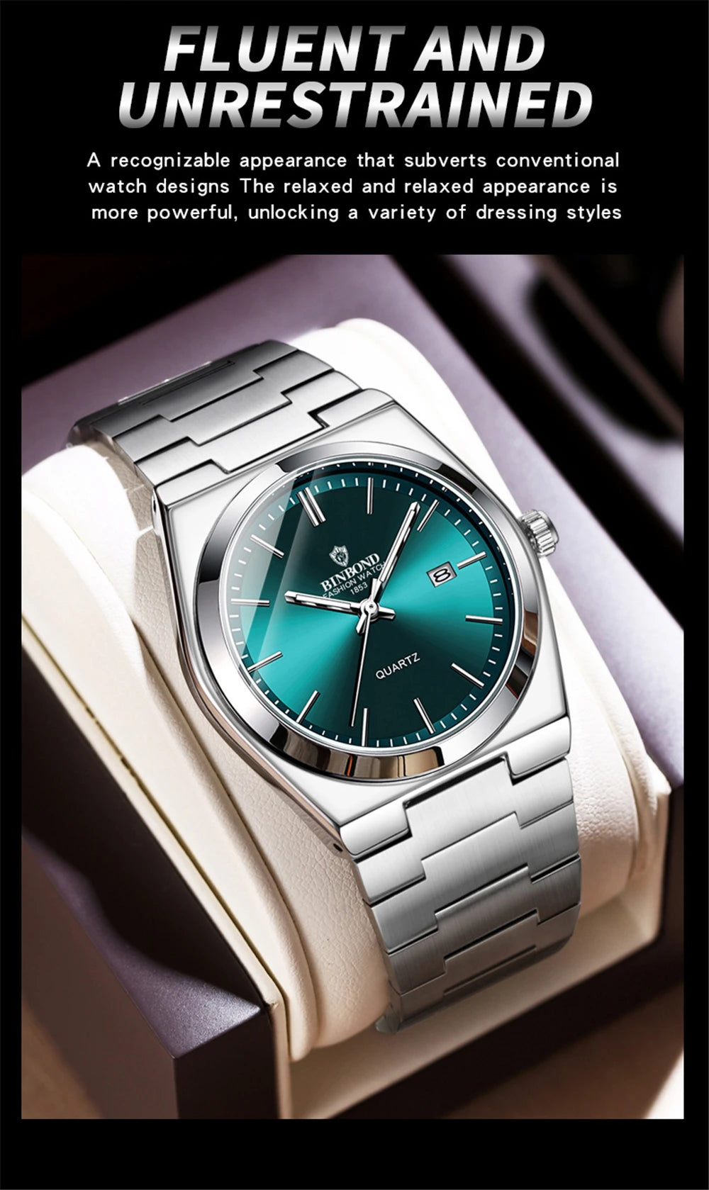 New Gifts Casual Business Golden Clock Men Luxury Watch Automatic Watches Mens Fashion Quartz Wristwatches Relogio Masculino