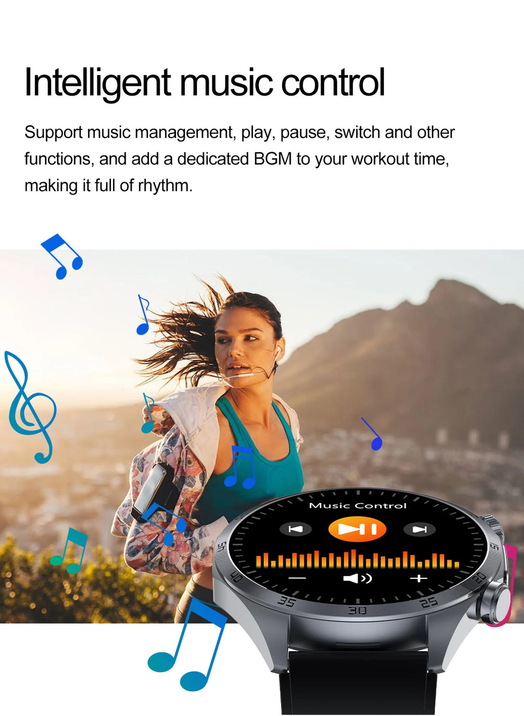 2025 Laser Pulse Uric Acid Blood Fat Nursing Smart Watch Men Body Fat Blood pressure ECG+PPG Sleep aid For Xiaomi Health Watch