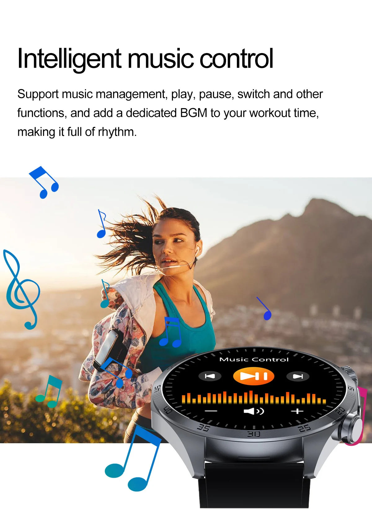 2025 Laser Pulse Uric Acid Blood Fat Nursing Smart Watch Men Body Fat Blood pressure ECG+PPG Sleep aid For Xiaomi Health Watch