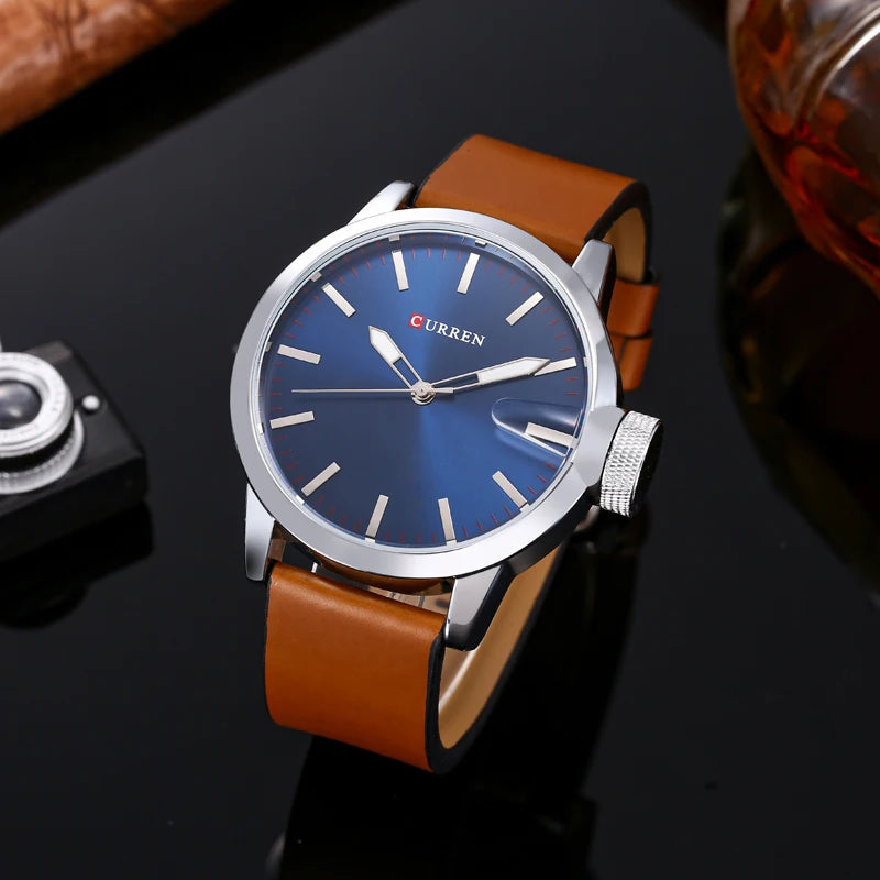 Curren 8208 Watches for Men Gifts Cheap Price Relojes Para Hombre Big Watch Casual Watch Quartz Wristwatches Men Relógio Pulso