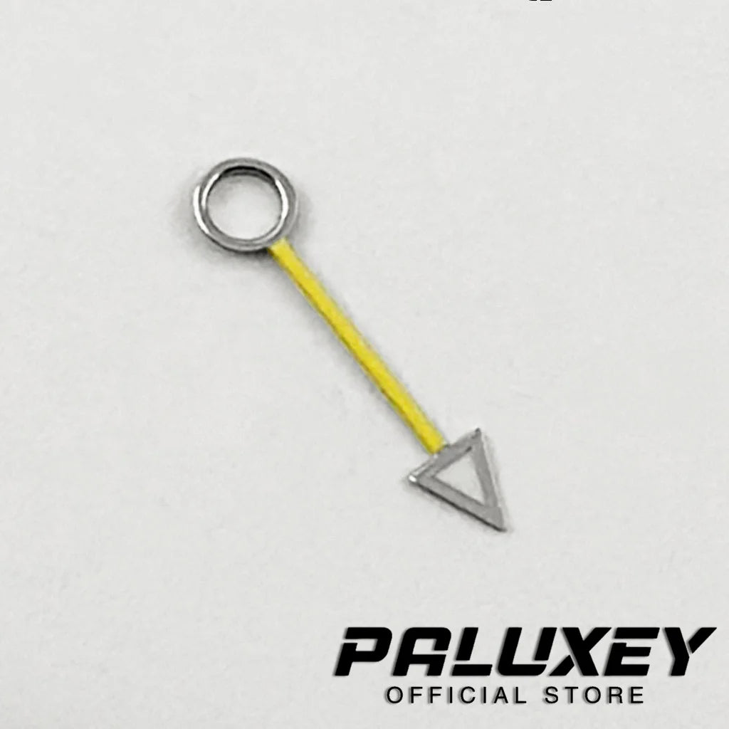 Silver Gold Black Orange Blue Red GMT NH34 NH35 12.5MM GMT Watch Hands Green Luminous Fit NH34A 4R34 Movement Replacement Parts