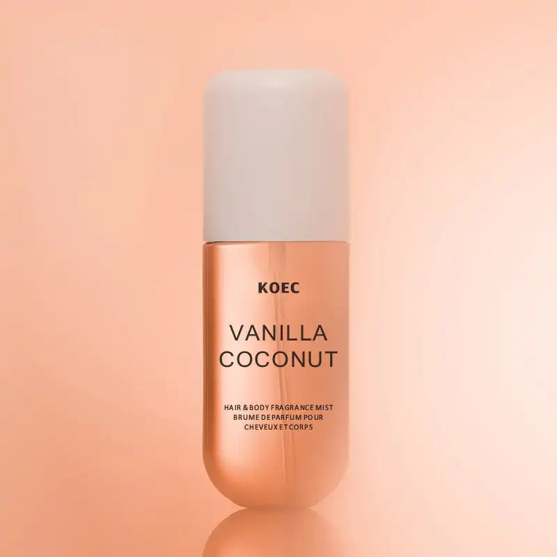 KOEC Vanilla & Coconut Fragrance Mist Perfume Refreshing Moisturizing Triple Notes Plant Fragrances Propylene Glycol