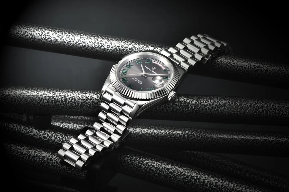 PAGANI DESIGN DD40 Gold Men's Watches Luxury Automatic Watch Fo Men Mechanical Wristwatch AR Sapphire Sports Date Man Gift Clock