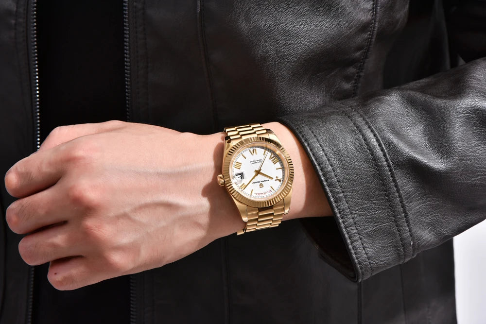 PAGANI DESIGN DD40 Gold Men's Watches Luxury Automatic Watch Fo Men Mechanical Wristwatch AR Sapphire Sports Date Man Gift Clock