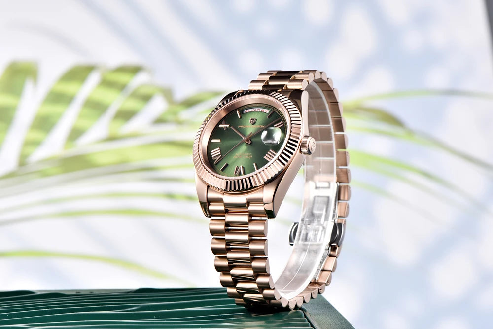 PAGANI DESIGN DD40 Gold Men's Watches Luxury Automatic Watch Fo Men Mechanical Wristwatch AR Sapphire Sports Date Man Gift Clock