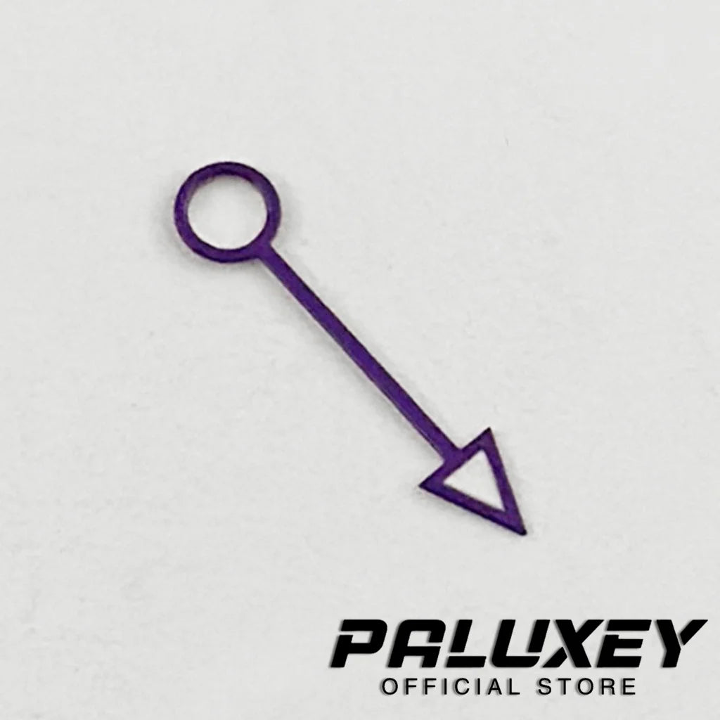 Silver Gold Black Orange Blue Red GMT NH34 NH35 12.5MM GMT Watch Hands Green Luminous Fit NH34A 4R34 Movement Replacement Parts