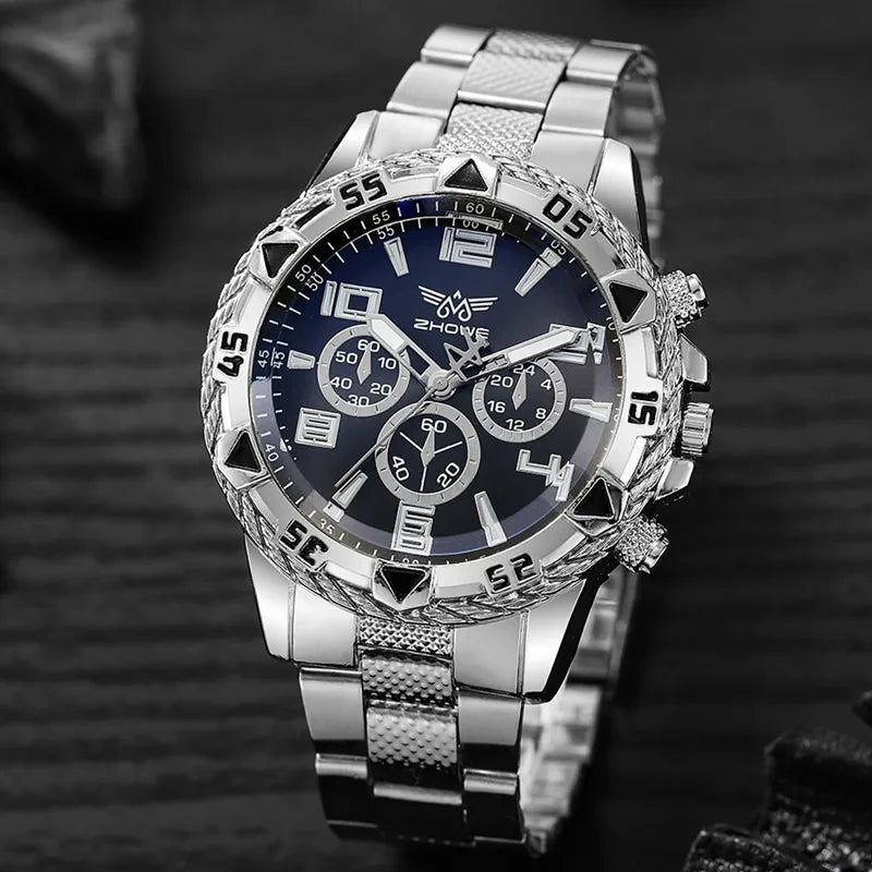 Mens Watches Luxury Brand Watches For Mens Fashion High Quality Luxury Simple WristWatch Business Full Steel Sports Male Clock