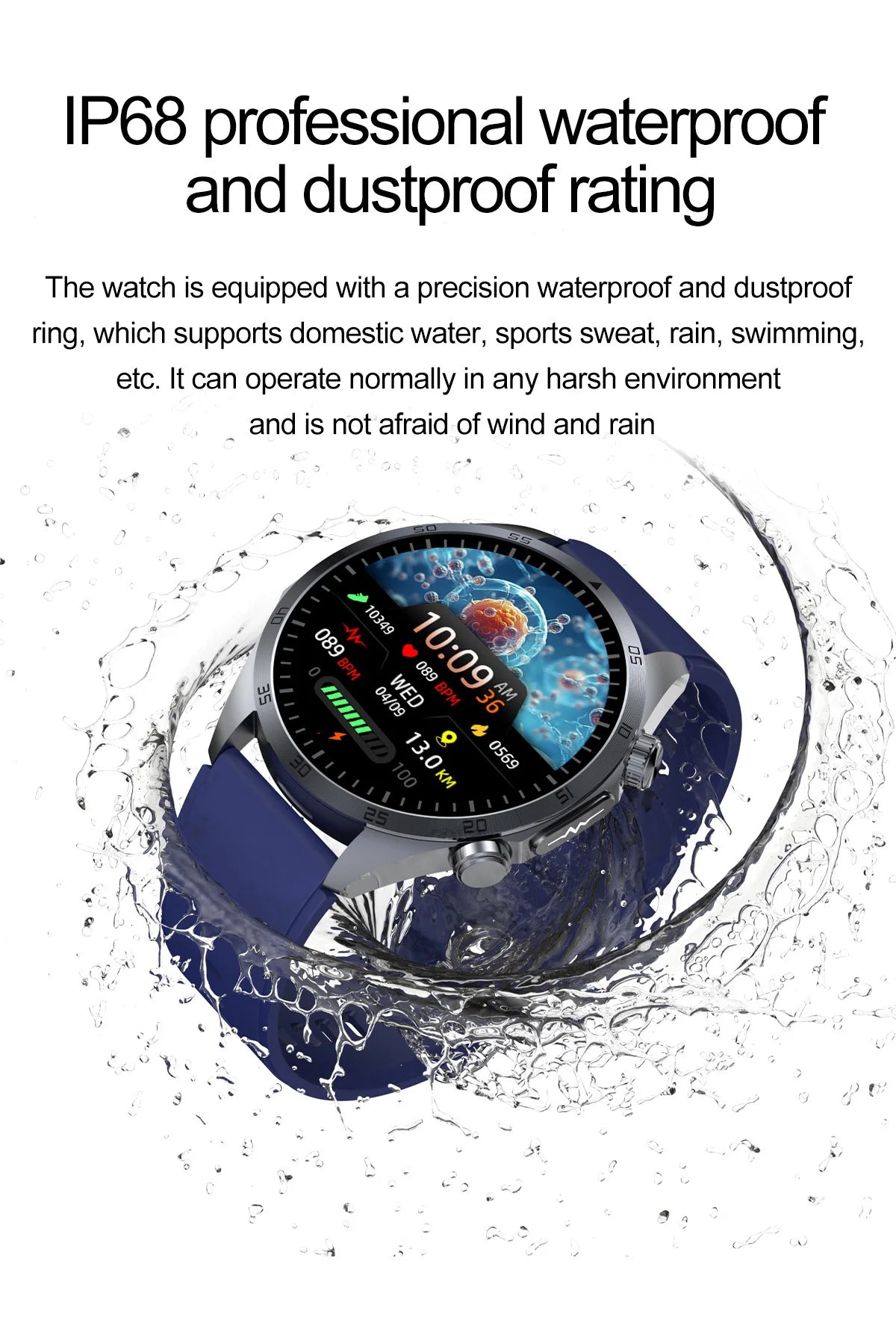 2025 Laser Pulse Uric Acid Blood Fat Nursing Smart Watch Men Body Fat Blood pressure ECG+PPG Sleep aid For Xiaomi Health Watch