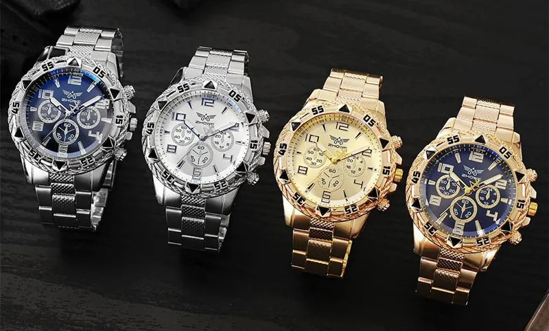 Mens Watches Luxury Brand Watches For Mens Fashion High Quality Luxury Simple WristWatch Business Full Steel Sports Male Clock