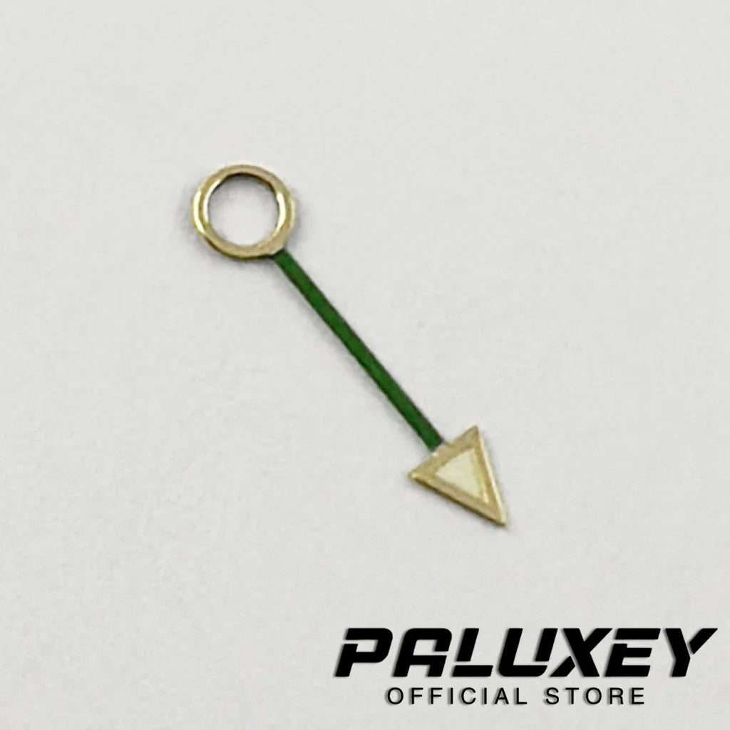 Silver Gold Black Orange Blue Red GMT NH34 NH35 12.5MM GMT Watch Hands Green Luminous Fit NH34A 4R34 Movement Replacement Parts