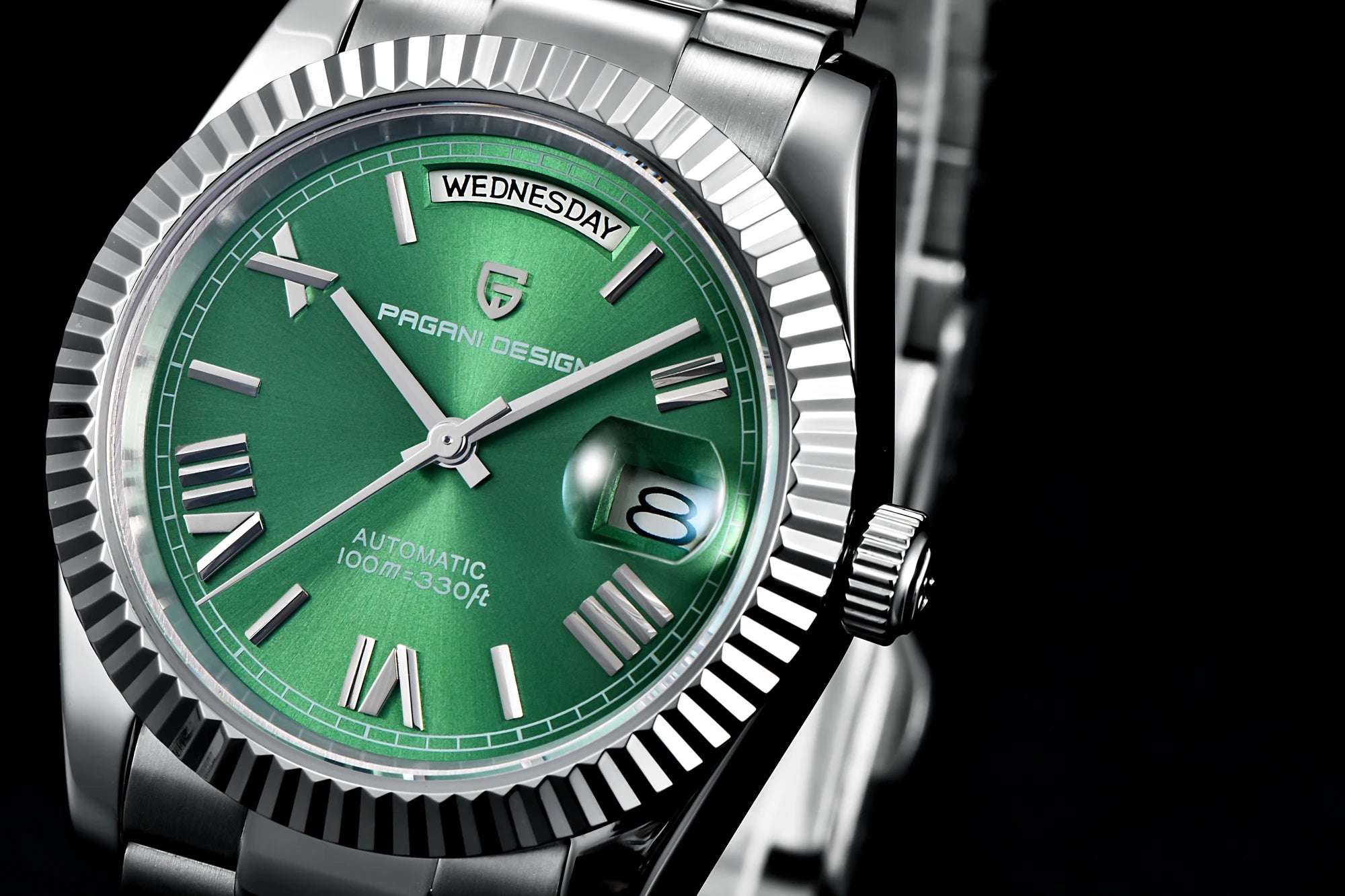 PAGANI DESIGN DD36 Gold Green V2 Men's Mechanical Watches Luxury Automatic Watch For Men 2023 New AR Sapphire glass Wrist watch