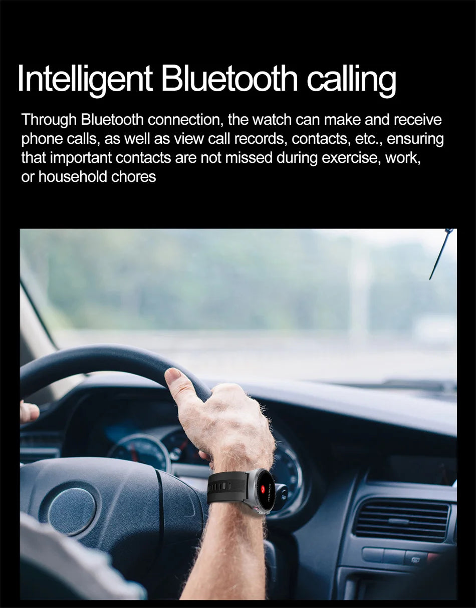 New AI Diagosis ECG Health Smart Watch Men Blood Pressure Lipid Uric Acid NFC Air Pump Airbag Health Smartwatches For men Women