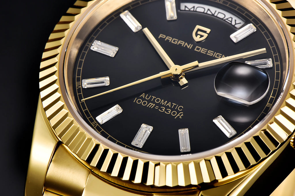 PAGANI DESIGN DD36 Gold Green V2 Men's Mechanical Watches Luxury Automatic Watch For Men 2023 New AR Sapphire glass Wrist watch