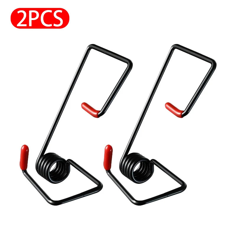 SEAMETAL 2Pcs Windshield Wiper Booster Spring Universal Wiper Fastener Reduce Noise&Vibration Aniti Sratch Rubber Wiper Gripper