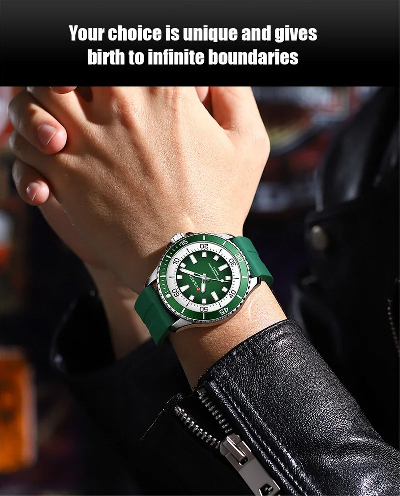 Curren 8448 Male reloj hombre lujo alta gama quartz Wristwatch Sport Waterproof Simple Men's Watch Luminous часы мужские