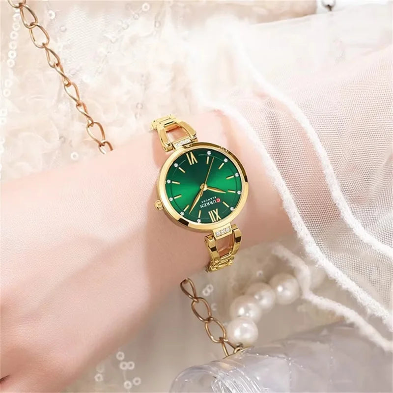 CURREN 9092 Elegant Ladies Quartz Watch Classic Fashion Women Clock Waterproof Stainless Steel Business Casual Women's Watches