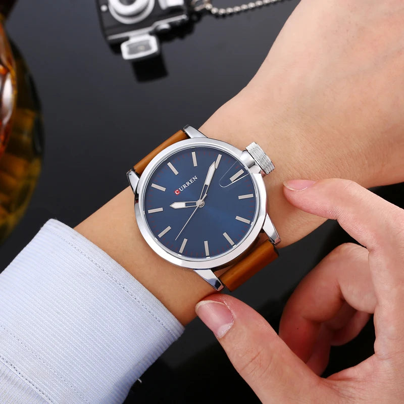 Curren 8208 Watches for Men Gifts Cheap Price Relojes Para Hombre Big Watch Casual Watch Quartz Wristwatches Men Relógio Pulso