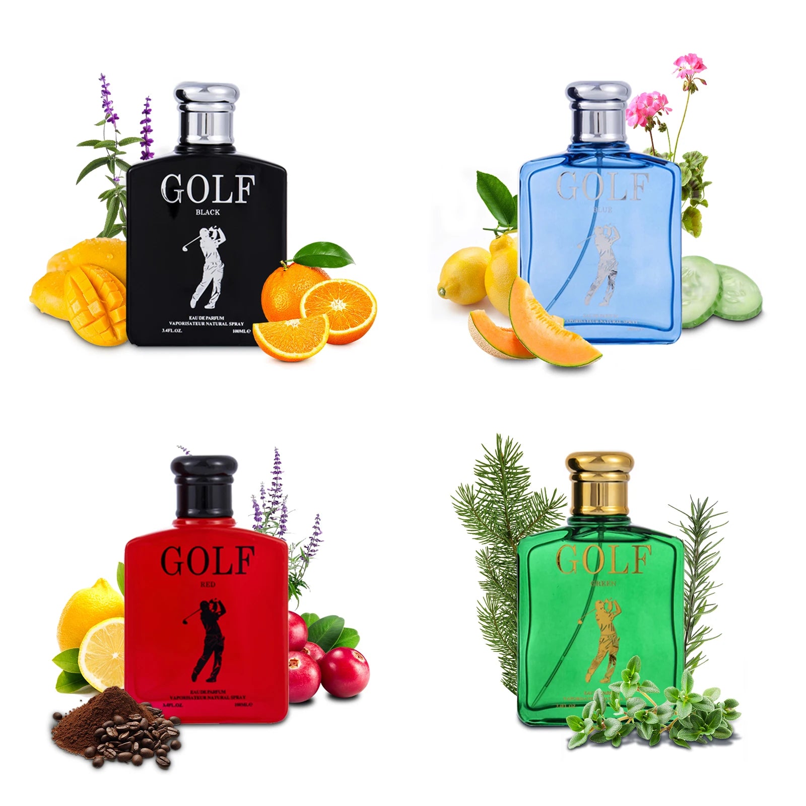 100ML 3.4FL.OZ Men's Perfume - Inspired by P.olo 1978 Chypre Woody Notes Eau De Toilette Spray - with Pine Tree, Tobacco, Oakmos