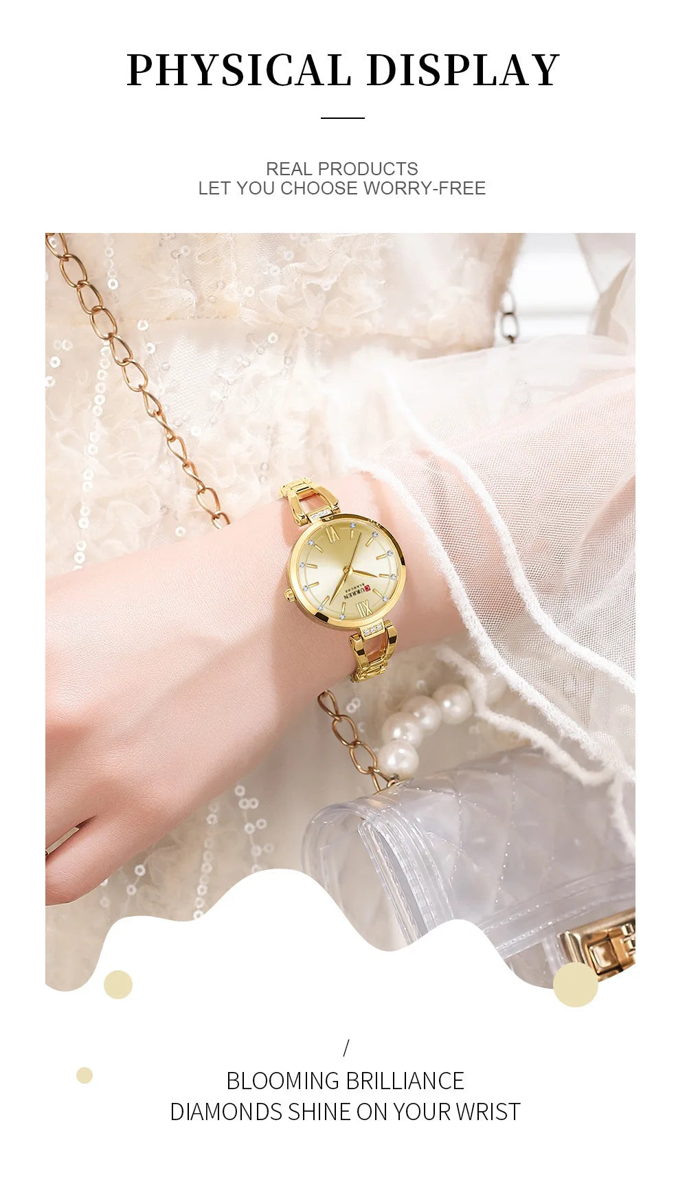 CURREN 9092 Elegant Ladies Quartz Watch Classic Fashion Women Clock Waterproof Stainless Steel Business Casual Women's Watches